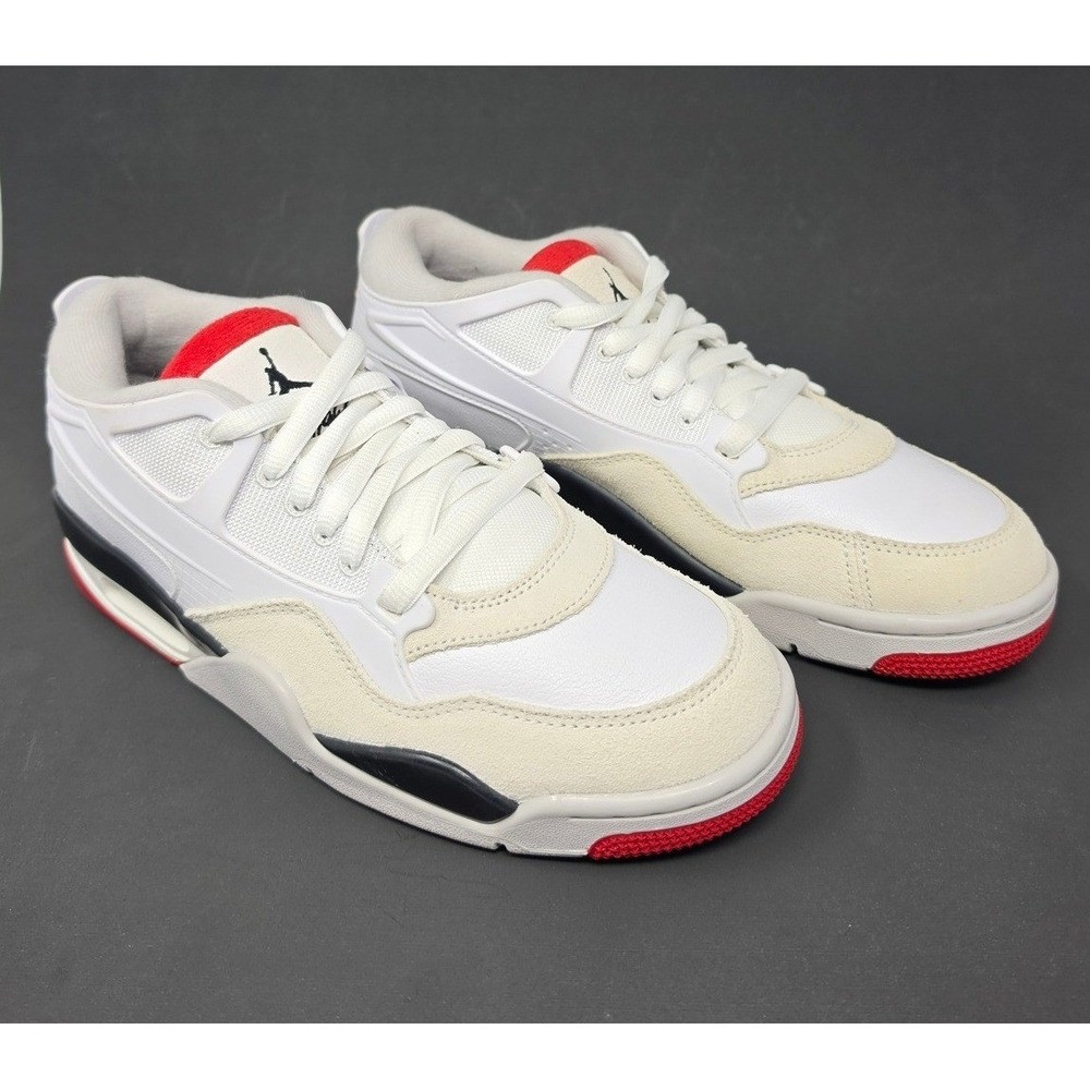 Nike Jordan 4 RM White Fire Red FQ7939-102 Men's Size 8 New